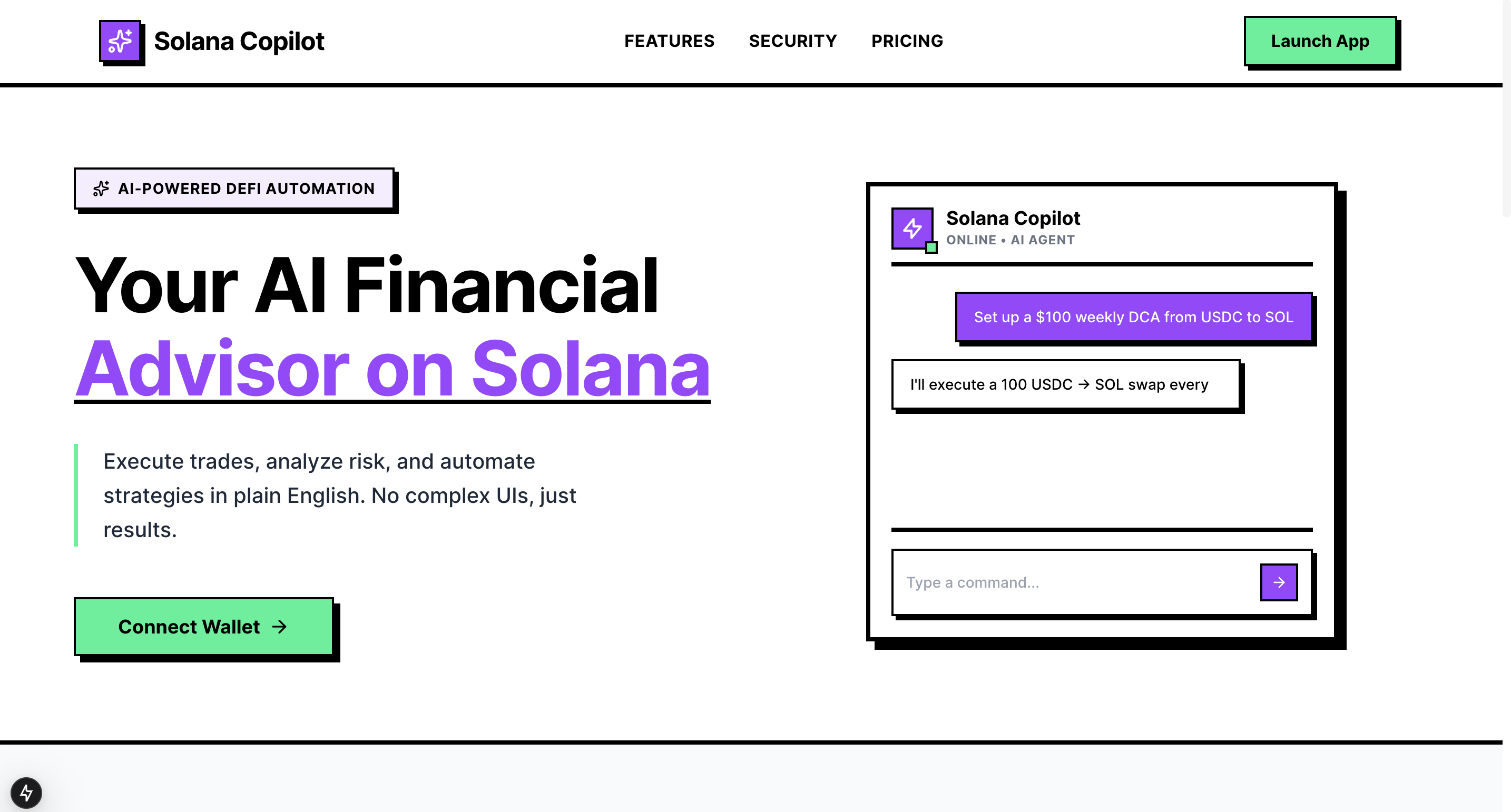 Solana Copilot AI